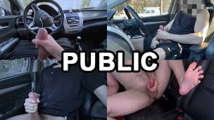 Public Cumpilation #4 – 15 Cumshots in Public